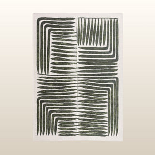 Botania Rug | Green SHOWROOM SAMPLE in Homewares from Oriana B www.orianab.com