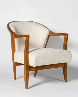 Boucle Fireside Armchair in Furniture from Oriana B www.orianab.com