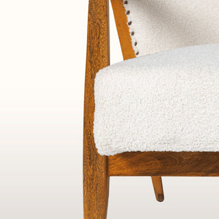 Boucle Fireside Armchair in Furniture from Oriana B www.orianab.com