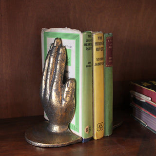 Brass Hand Bookends in Homewares from Oriana B www.orianab.com