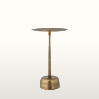 Brass Pedestal Side Table in Furniture from Oriana B www.orianab.com