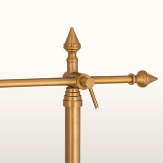 Brass Reading Floor Lamp in Lighting from Oriana B www.orianab.com