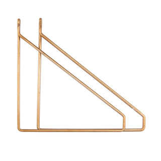 Brass Shelf Brackets Pair in Outlet from Oriana B www.orianab.com