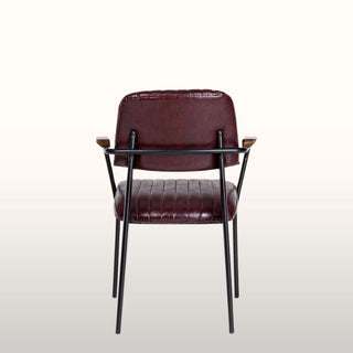 Burgundy Dining Chair with Arms in Furniture from Oriana B www.orianab.com