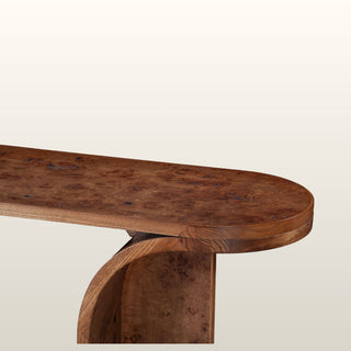 Burl Console Table in Furniture from Oriana B www.orianab.com