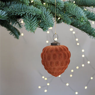 Burnt Orange Christmas Tree Ornament in Christmas Decorations from Oriana B www.orianab.com
