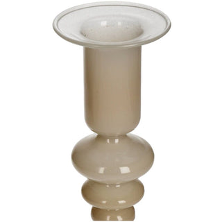 Candle Stick Glass Beige in Candles & Holders from Oriana B. www.orianab.com