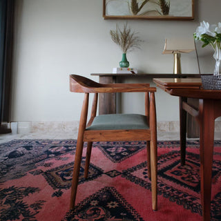 Carver Chair with Green Seat in Furniture from Oriana B www.orianab.com