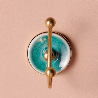 Ceramic Brass Hook in Homewares from Oriana B www.orianab.com