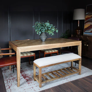 Checkerboard Oak Dining Table in Furniture from Oriana B www.orianab.com