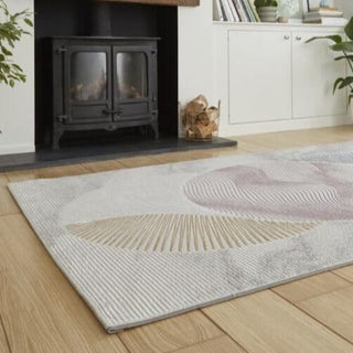 Circle Pattern Rug | Two Sizes | Pastel in Homewares from Oriana B www.orianab.com