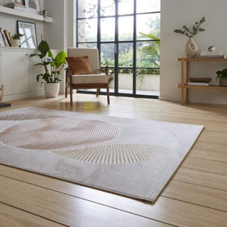 Circle Pattern Rug | Two Sizes | Rust in Homewares from Oriana B www.orianab.com