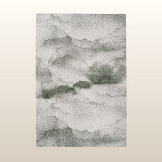 Clouds Rug | Dark Green in Homewares from Oriana B www.orianab.com
