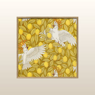 Cockatoos | 61x61 in Homewares from Oriana B www.orianab.com