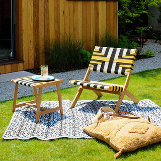 Coloured Woven Garden Chair in Archived from Oriana B www.orianab.com