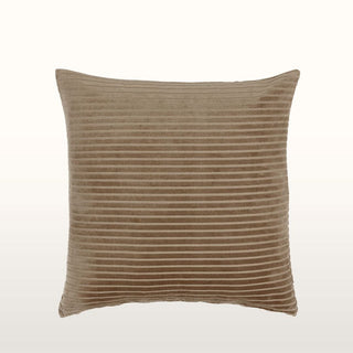 Corduroy Velvet Cushion | Griege | 60x60 in Homewares from Oriana B. www.orianab.com