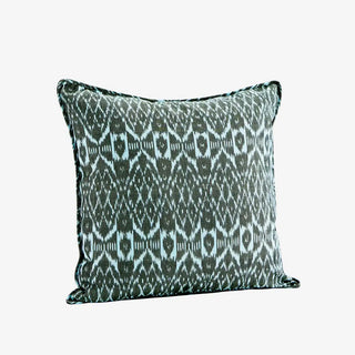 Cotton Cushion | Green & Mint | 50x50 in Homewares from Oriana B www.orianab.com