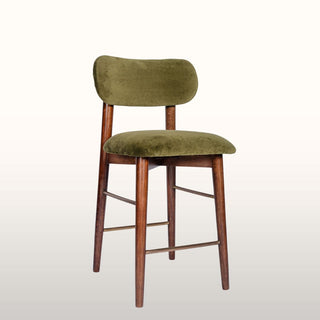 Counter Stool | Green Velvet in Furniture from Oriana B www.orianab.com