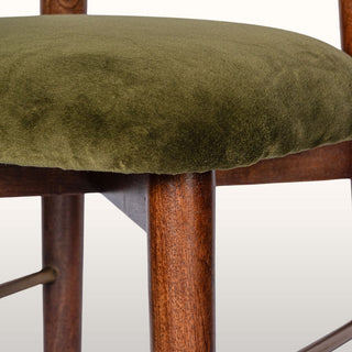 Counter Stool | Green Velvet in Furniture from Oriana B www.orianab.com
