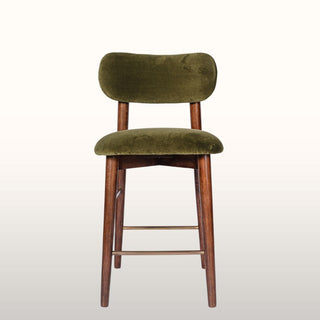 Counter Stool | Green Velvet in Furniture from Oriana B www.orianab.com