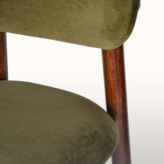 Counter Stool | Green Velvet in Furniture from Oriana B www.orianab.com