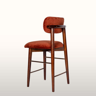 Counter Stool | Rust Velvet in Furniture from Oriana B www.orianab.com