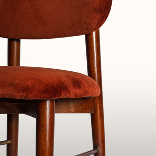 Counter Stool | Rust Velvet in Furniture from Oriana B www.orianab.com