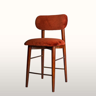 Counter Stool | Rust Velvet in Furniture from Oriana B www.orianab.com