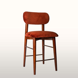 Counter Stool | Rust Velvet in Furniture from Oriana B www.orianab.com