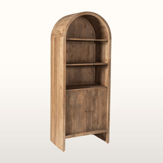 Curved Bookcase with Cabinet in Furniture from Oriana B www.orianab.com