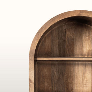 Curved Bookcase with Cabinet in Furniture from Oriana B www.orianab.com