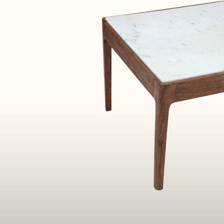 Curved Coffee Table | White Marble in Furniture from Oriana B www.orianab.com