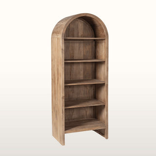 Curved Open Bookcase in Furniture from Oriana B www.orianab.com