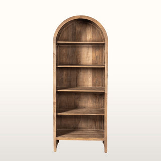 Curved Open Bookcase in Furniture from Oriana B www.orianab.com