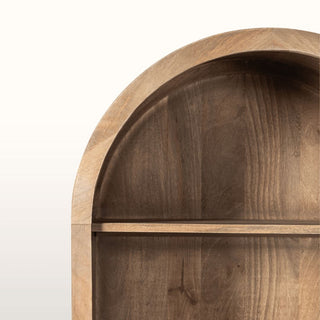 Curved Open Bookcase in Furniture from Oriana B www.orianab.com