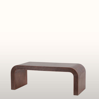 Curved Wood Coffee Table in Furniture from Oriana B www.orianab.com