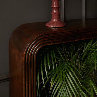 Curved Wood Console Table in Furniture from Oriana B www.orianab.com