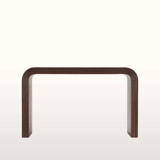 Curved Wood Console Table in Furniture from Oriana B www.orianab.com