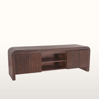 Curved Wood TV Cabinet in Furniture from Oriana B www.orianab.com