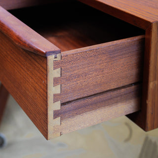 Danish Side Table/Sewing Trolley in Archived from Oriana B www.orianab.com