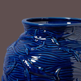 Dark Blue Large Ceramic Vase in Homewares from Oriana B www.orianab.com