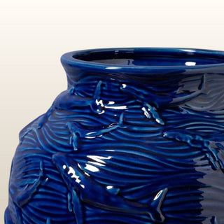 Dark Blue Large Ceramic Vase in Homewares from Oriana B www.orianab.com