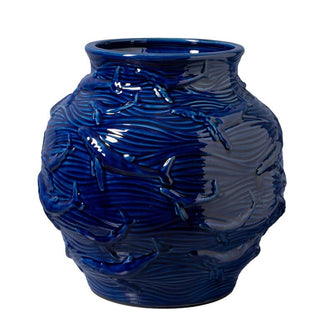 Dark Blue Large Ceramic Vase in Homewares from Oriana B www.orianab.com