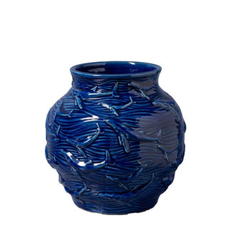 Dark Blue Small Ceramic Vase in Homewares from Oriana B www.orianab.com