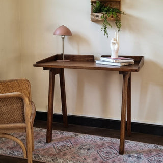 Dark Mango Wood Desk in Furniture from Oriana B www.orianab.com