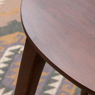 Dark Wood Bar Stool in Archived from Oriana B www.orianab.com