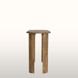 Dark Wood Curved End Console Table in Furniture from Oriana B www.orianab.com