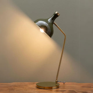 Desk Lamp Olive Green & Gold in Lighting from Oriana B www.orianab.com