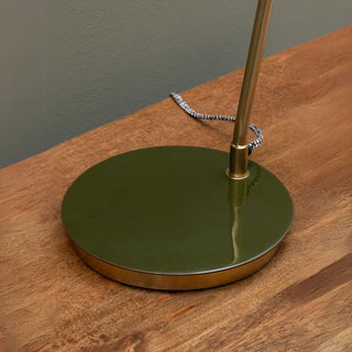 Desk Lamp Olive Green & Gold in Lighting from Oriana B www.orianab.com