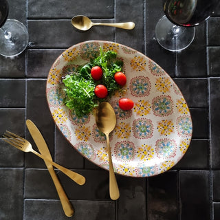 Embossed Serving Plate in Homewares from Oriana B www.orianab.com